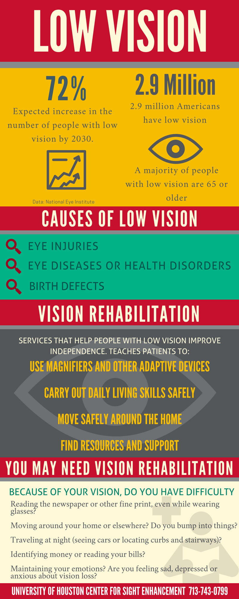 Low vision stats